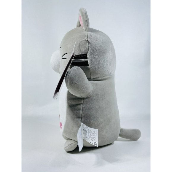 Squishmallows HugMees Tally Cat Plush 10" Gray Stuffed Animal - Picture 8 of 12